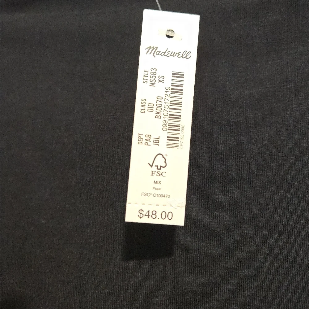 Madewell Short-Sleeve Mockneck Tee - Picture 3 of 4